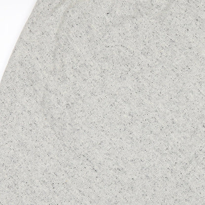 Alex & Co Womens Grey Wool A-Line Skirt Size 14