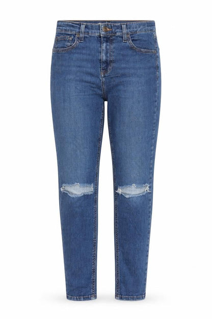Topshop Womens Blue Cotton Skinny Jeans Size 26 in L27 in Regular Zip - Pockets