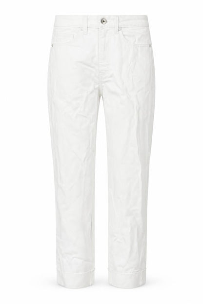 Womens UK Size 8 Marks and Spencer Regular Fit Straight White Jeans