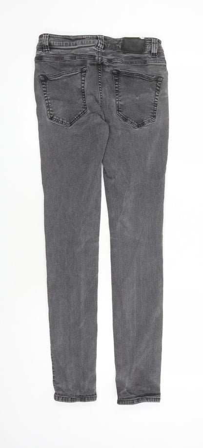 Womens UK Size 28 in ONLY & SONS Slim Fit Skinny Grey Jeans