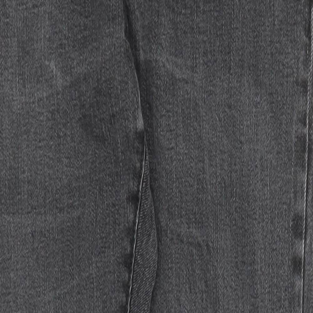 Womens UK Size 28 in H&M Regular Fit Straight Grey Jeans