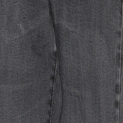 Womens UK Size 28 in H&M Regular Fit Straight Grey Jeans