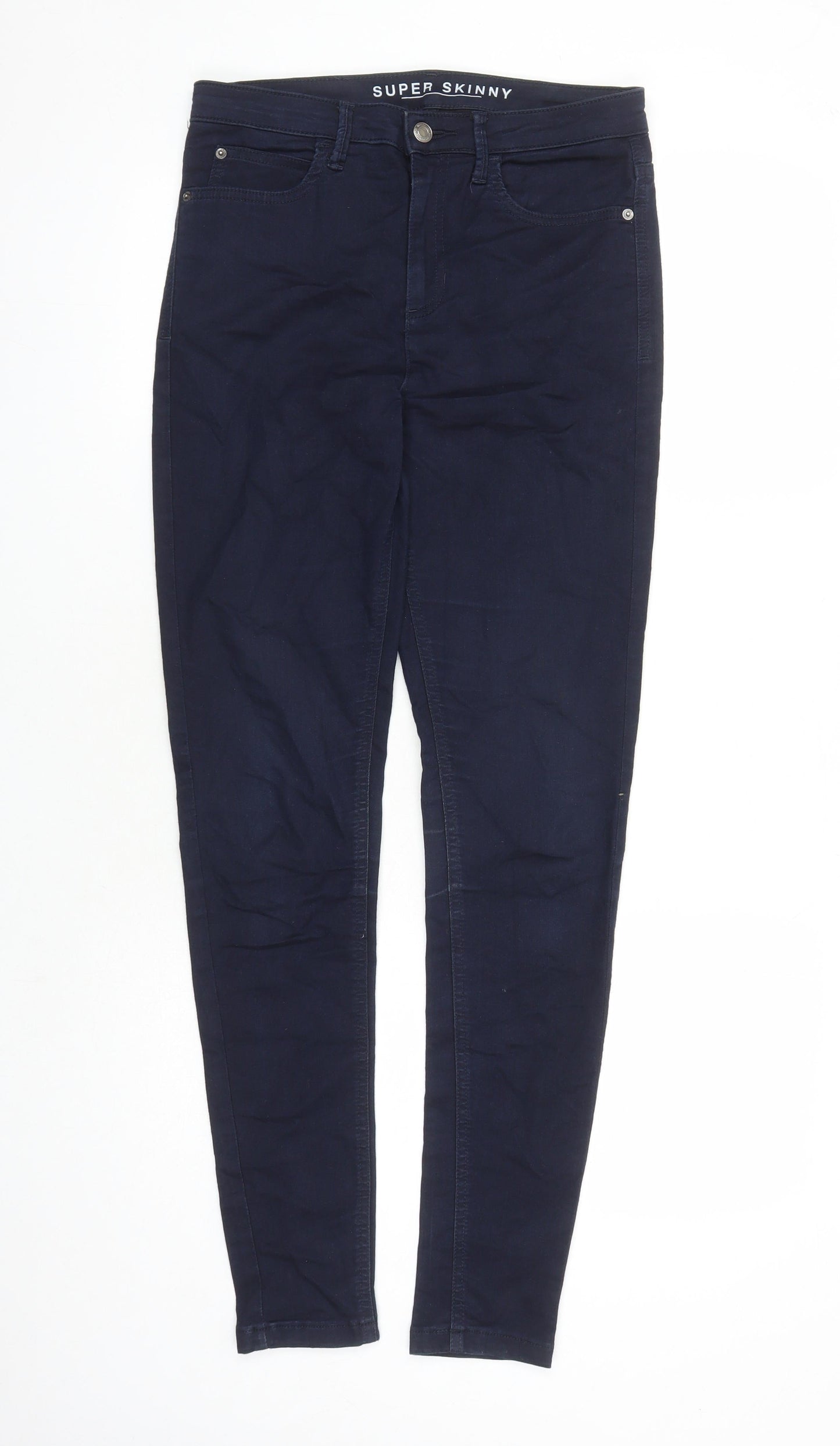 Womens UK Size 10 Marks and Spencer Regular Fit Skinny Blue Jeans