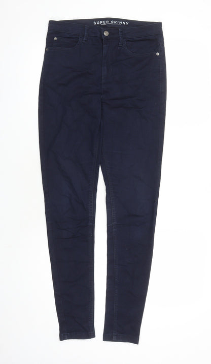 Womens UK Size 10 Marks and Spencer Regular Fit Skinny Blue Jeans