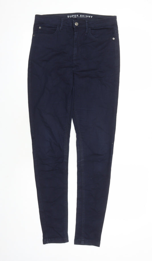 Womens UK Size 10 Marks and Spencer Regular Fit Skinny Blue Jeans