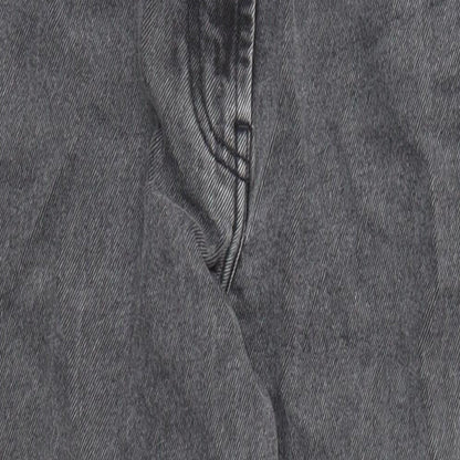 COLLUSION Womens Grey Cotton Mom Jeans Size 26 in L27 in Regular Zip - Pockets