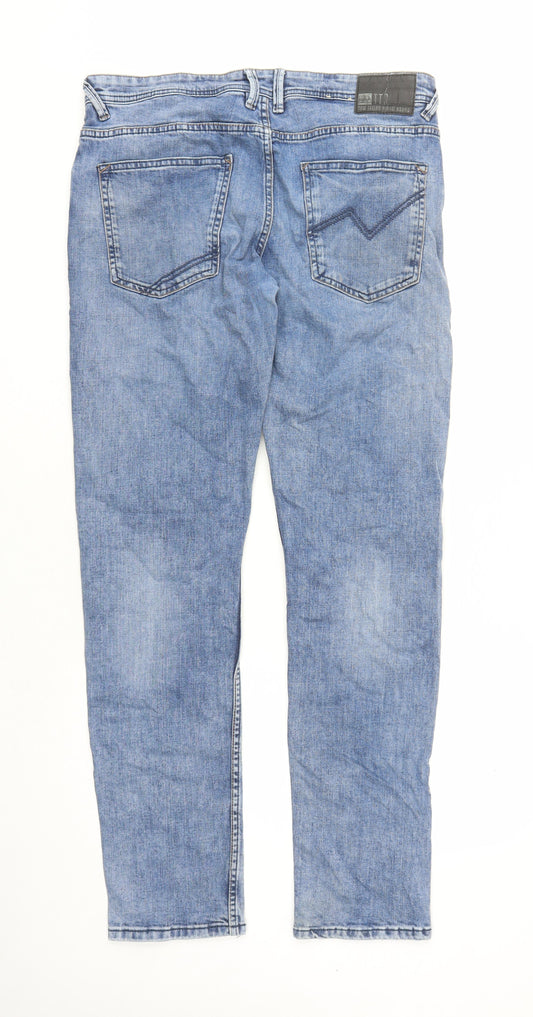 Mens UK Size 34 in TOM TAILOR Slim Fit Straight Blue Jeans