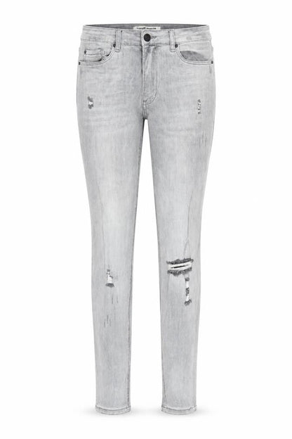 Womens UK Size 12 TALLY WEiJL Regular Fit Skinny Grey Jeans