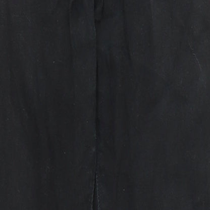 Mens UK Size 28 in River Island Regular Fit Straight Black Jeans