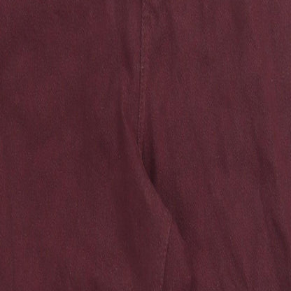 Womens UK Size 12 Marks and Spencer Regular Fit Jegging Red Jeans