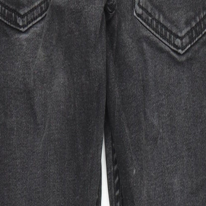 Loom Mens Beige Cotton Straight Jeans Size 28 in L29 in Slim Zip - Pockets