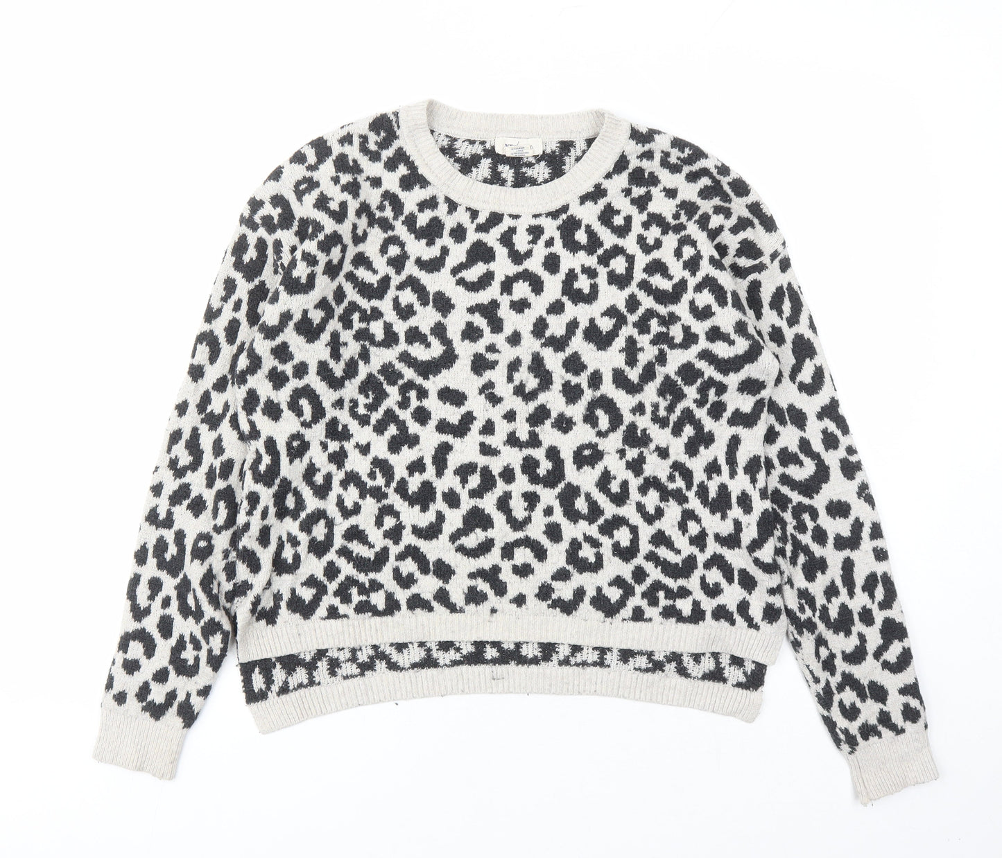 Womens UK Size M Yes Lola Grey Pullover Jumper