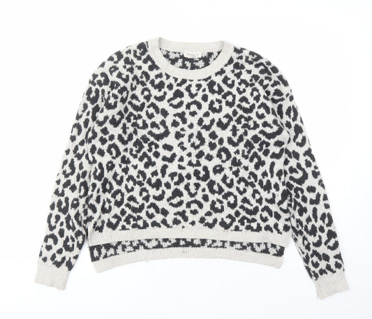 Womens UK Size M Yes Lola Grey Pullover Jumper