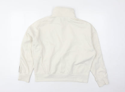 Womens UK Size XS Divided by H&M Ivory Pullover Sweatshirt