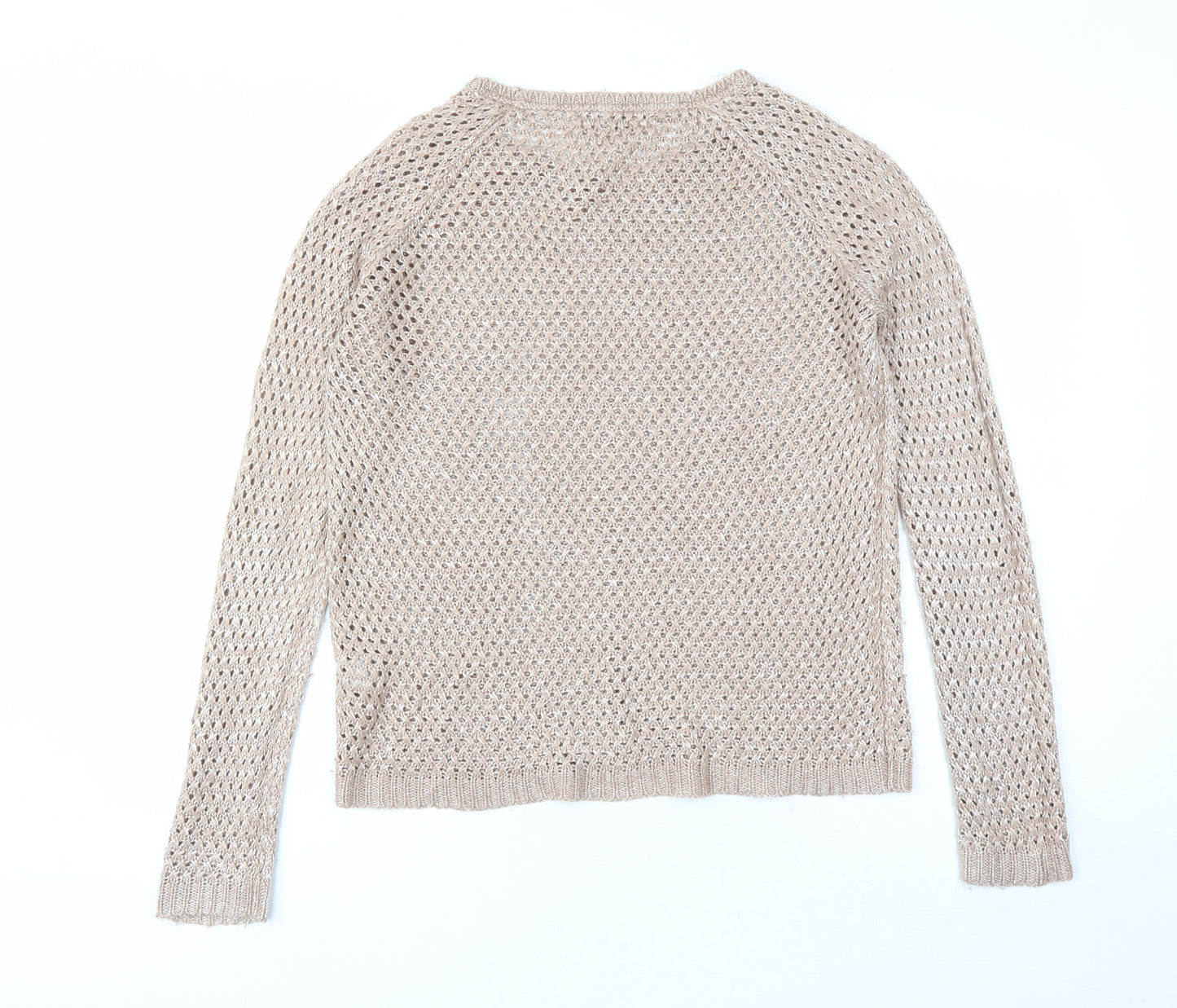 Womens UK Size 10 Marks and Spencer Brown Pullover Jumper