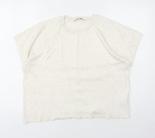 Womens UK Size XS NEXT Beige Pullover Jumper