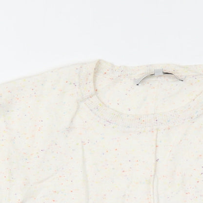 Womens UK Size XS NEXT Beige Pullover Jumper