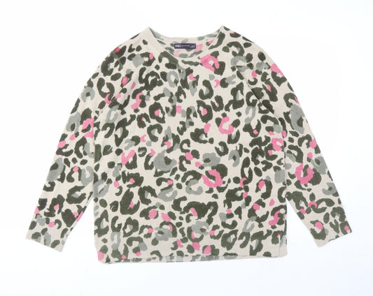 Womens UK Size 14 Marks and Spencer Brown Pullover Jumper