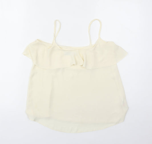 Womens UK Size 6 Dorothy Perkins Ivory Camisole Tank