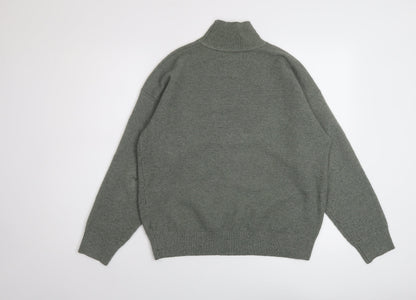 Womens UK Size S Marks and Spencer Green Pullover Jumper