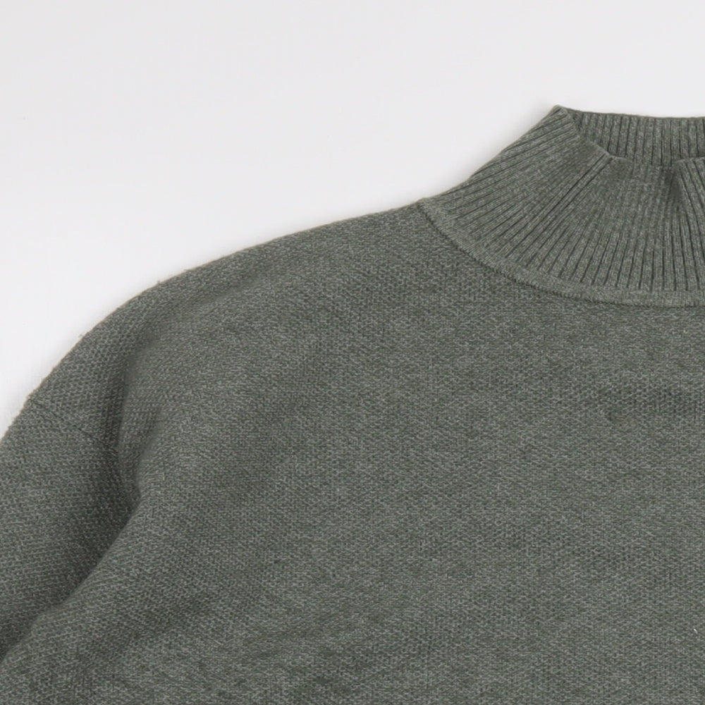 Womens UK Size S Marks and Spencer Green Pullover Jumper
