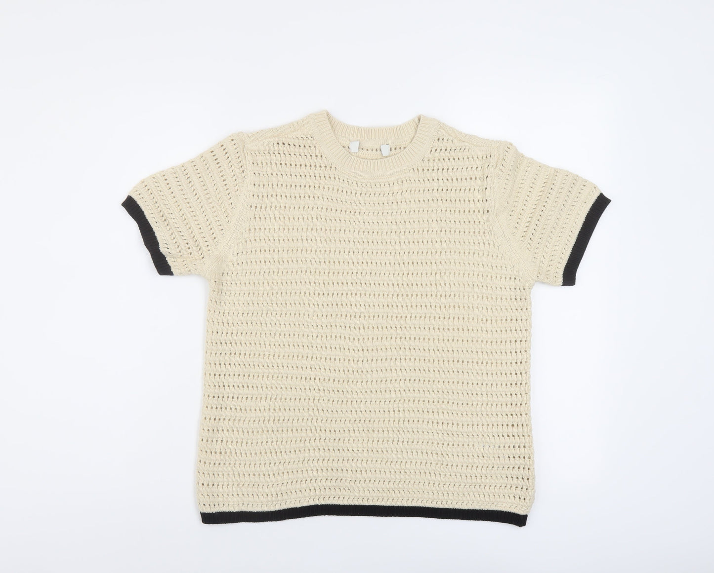 Womens UK Size S Marks and Spencer Beige Pullover Jumper