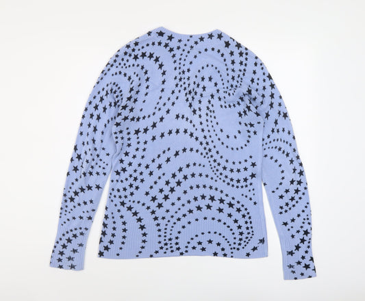 Womens UK Size 8 Marks and Spencer Blue Pullover Jumper