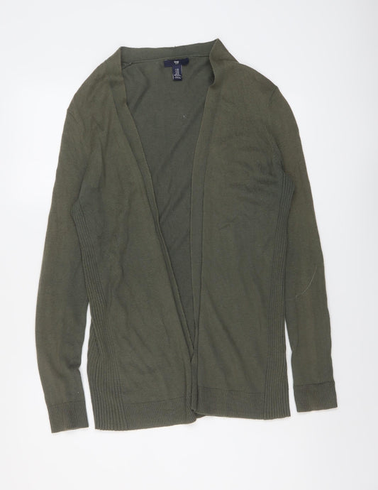 Womens UK Size XS Gap Green Cardigan Jumper