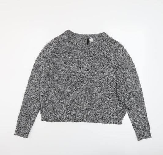 Womens UK Size S H&M Grey Pullover Jumper