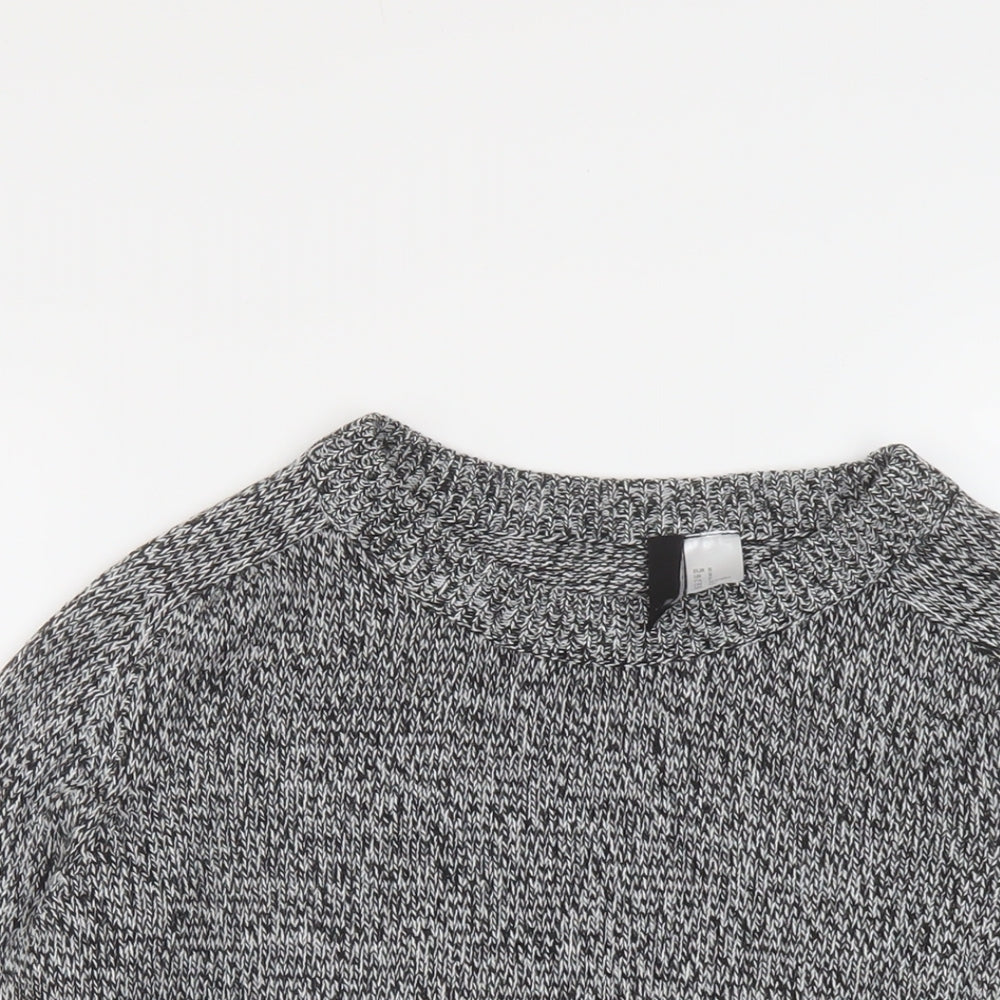 Womens UK Size S H&M Grey Pullover Jumper
