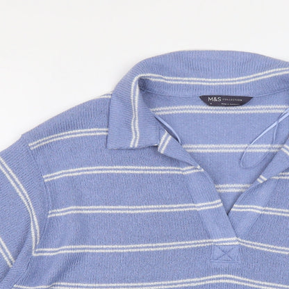 Womens UK Size 18 Marks and Spencer Blue Pullover Jumper