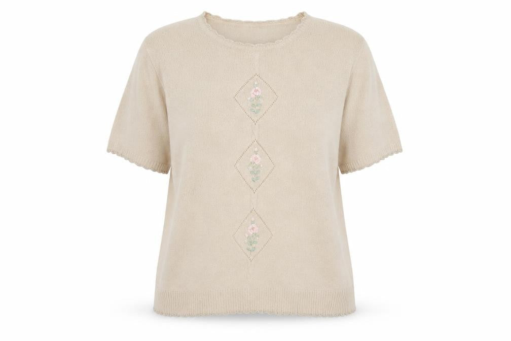 Womens UK Size 18 Berkertex Beige Pullover Jumper