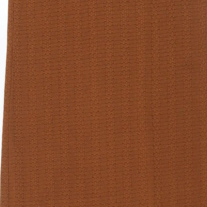 Vetiver Womens Brown Polyester Maxi Skirt Size 12