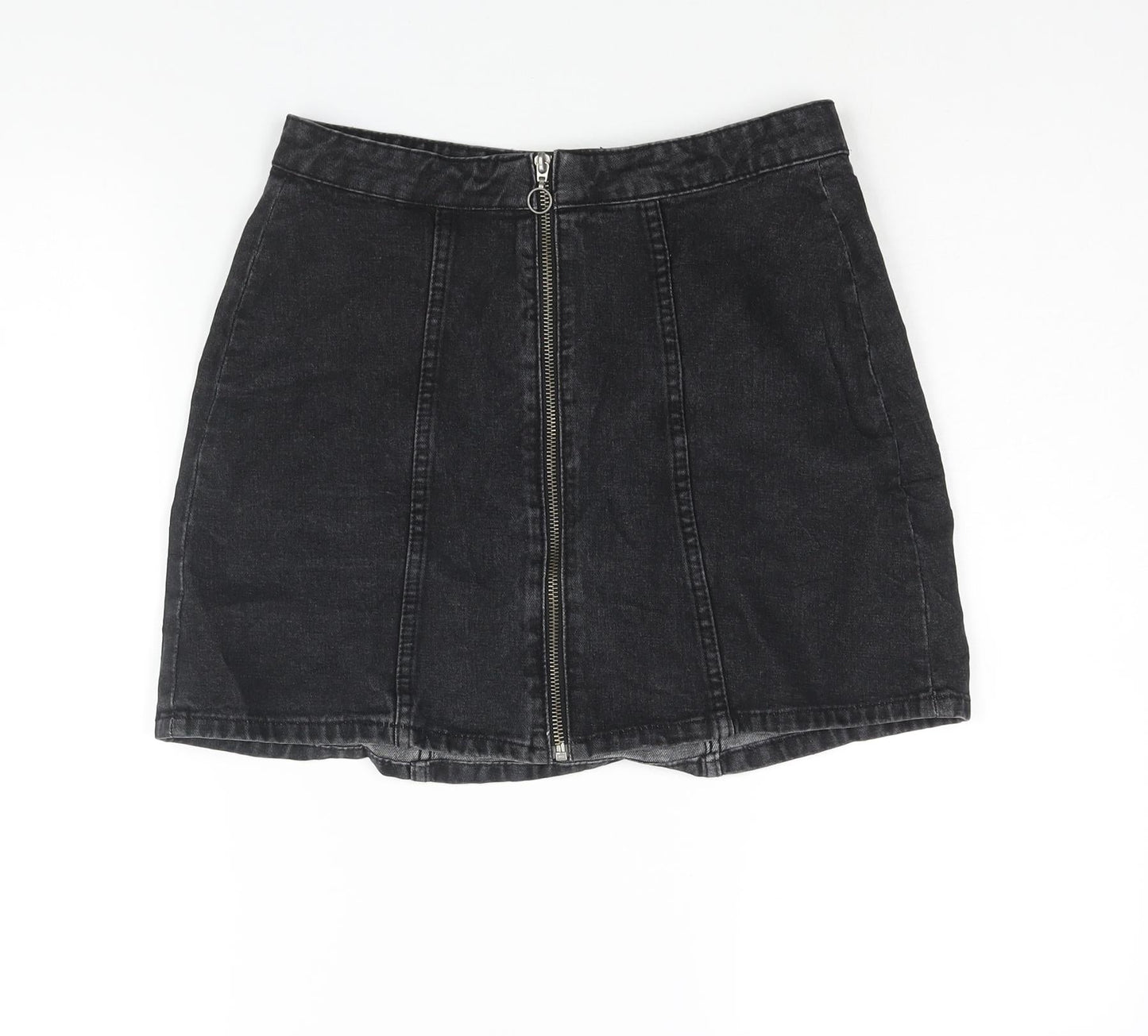 Womens UK Size 8 Denim & Co. A-Line Denim Skirt
