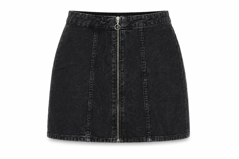 Womens UK Size 8 Denim & Co. A-Line Denim Skirt