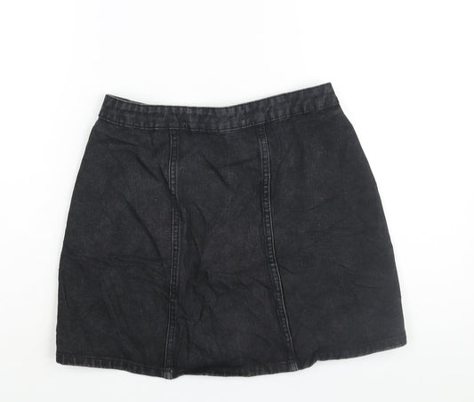 Womens UK Size 8 Denim & Co. A-Line Denim Skirt