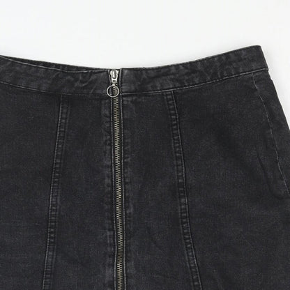 Womens UK Size 8 Denim & Co. A-Line Denim Skirt