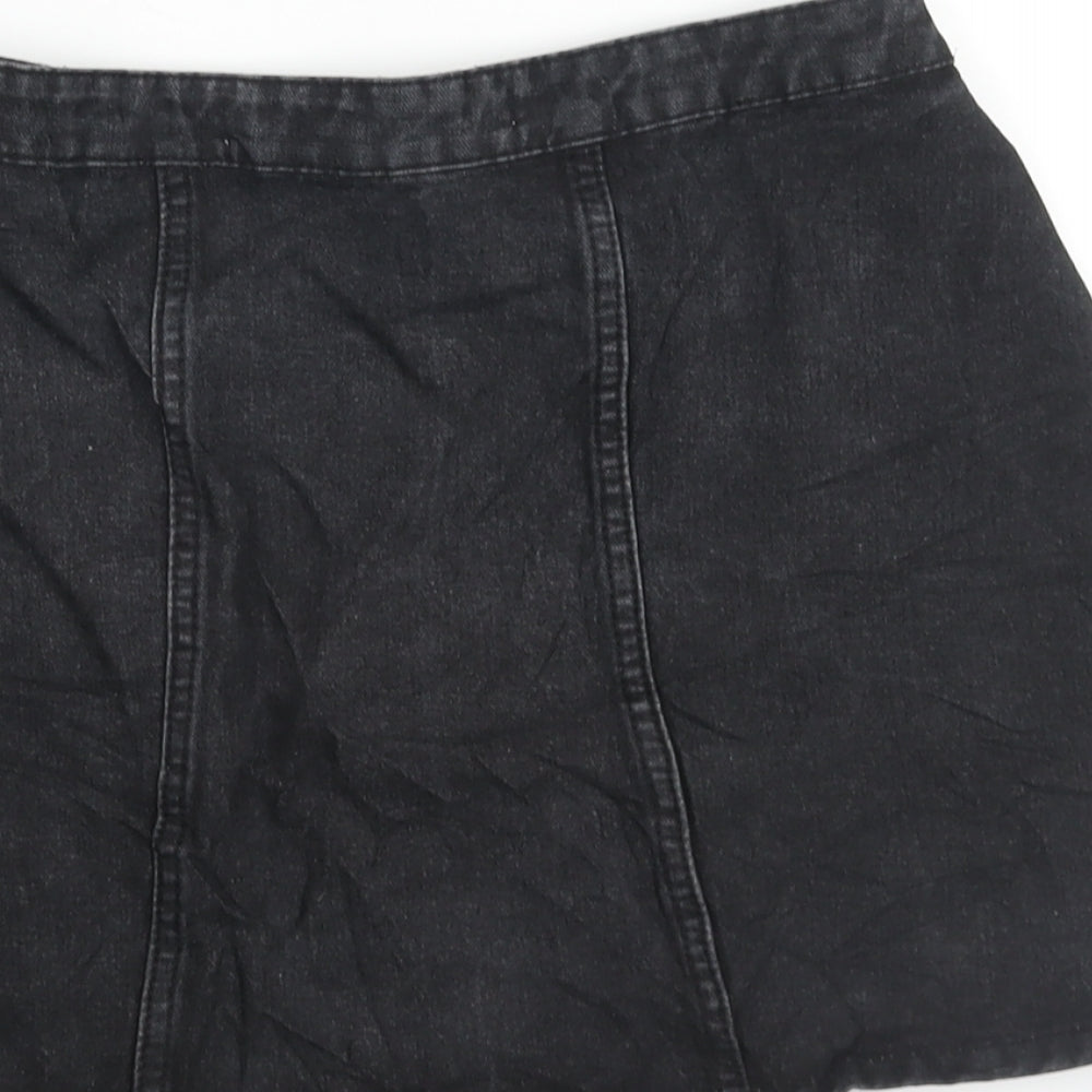 Womens UK Size 8 Denim & Co. A-Line Denim Skirt