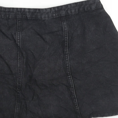 Womens UK Size 8 Denim & Co. A-Line Denim Skirt