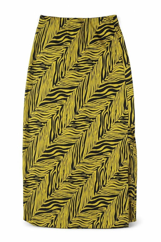 Womens UK Size 8 Nasty Gal A-Line Satin Skirt
