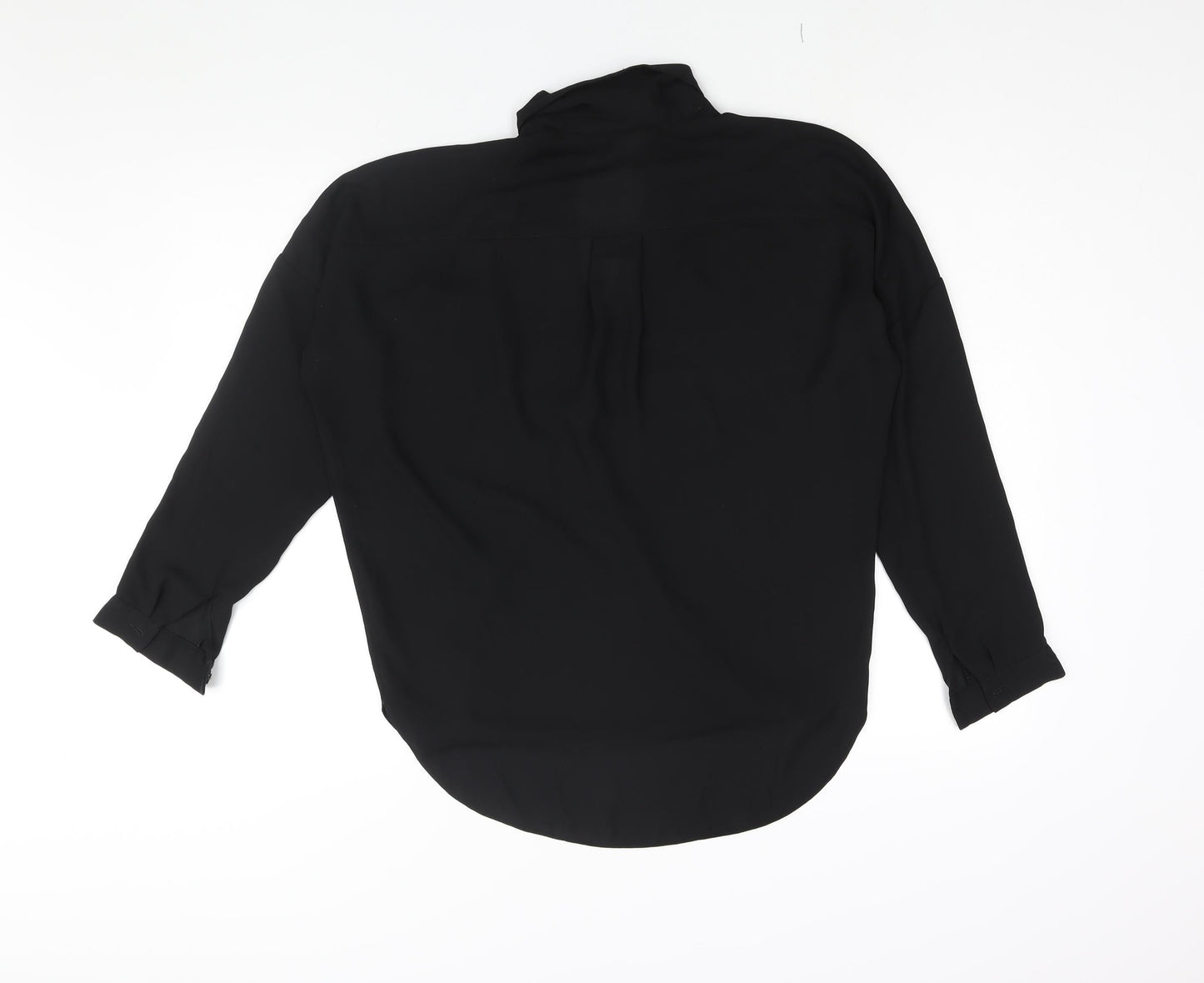 Womens UK Size 8 ASOS Black Basic Blouse