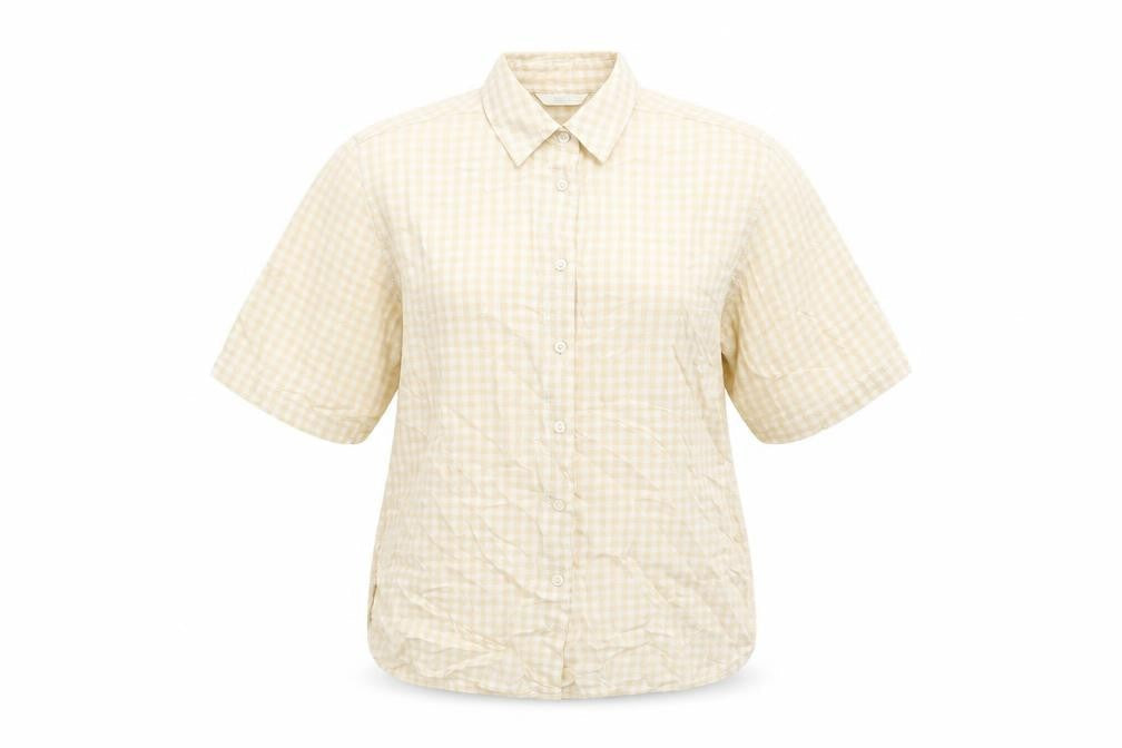 Womens UK Size 14 Marks and Spencer Beige Basic Button-Up
