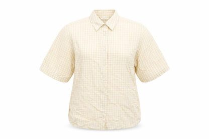 Womens UK Size 14 Marks and Spencer Beige Basic Button-Up