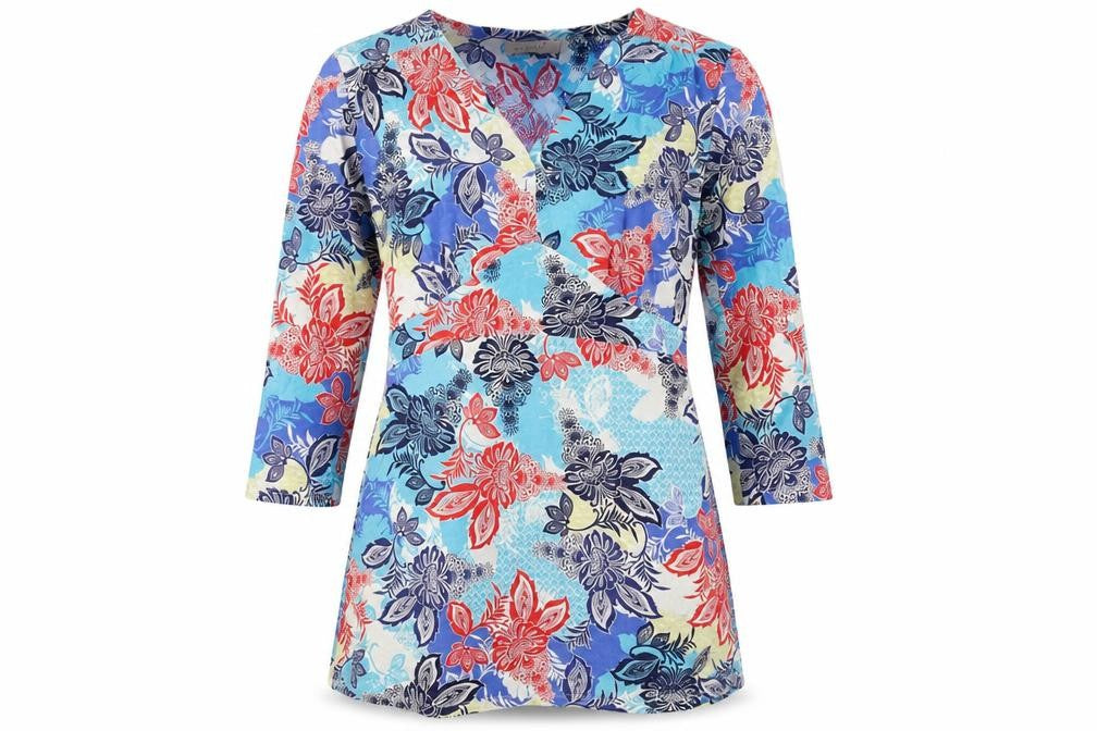 Womens UK Size 10 Per Una Multicoloured Basic Blouse