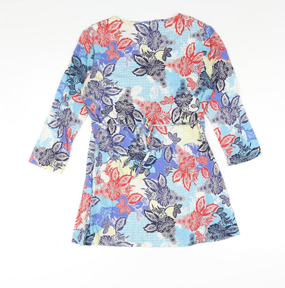 Womens UK Size 10 Per Una Multicoloured Basic Blouse