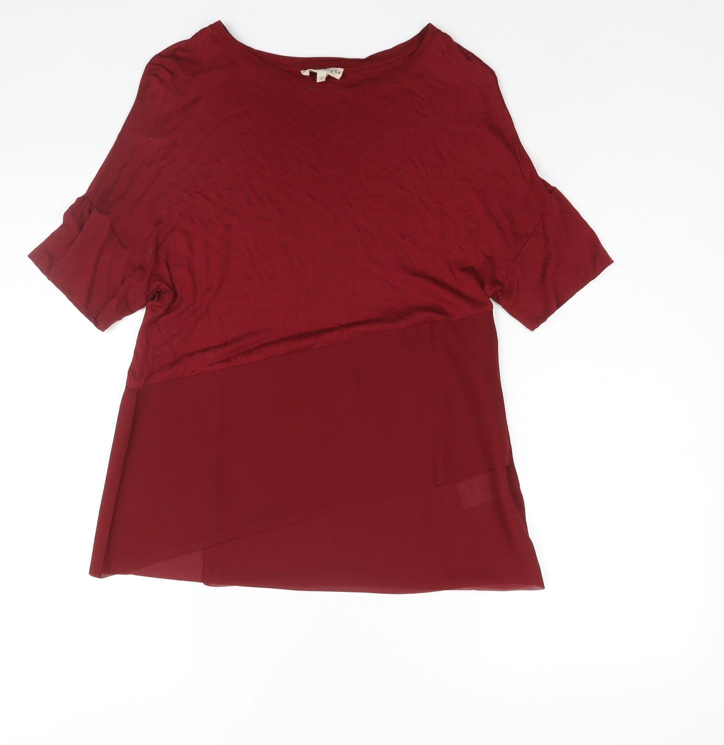 Womens UK Size 8 Phase Eight Red Basic Blouse
