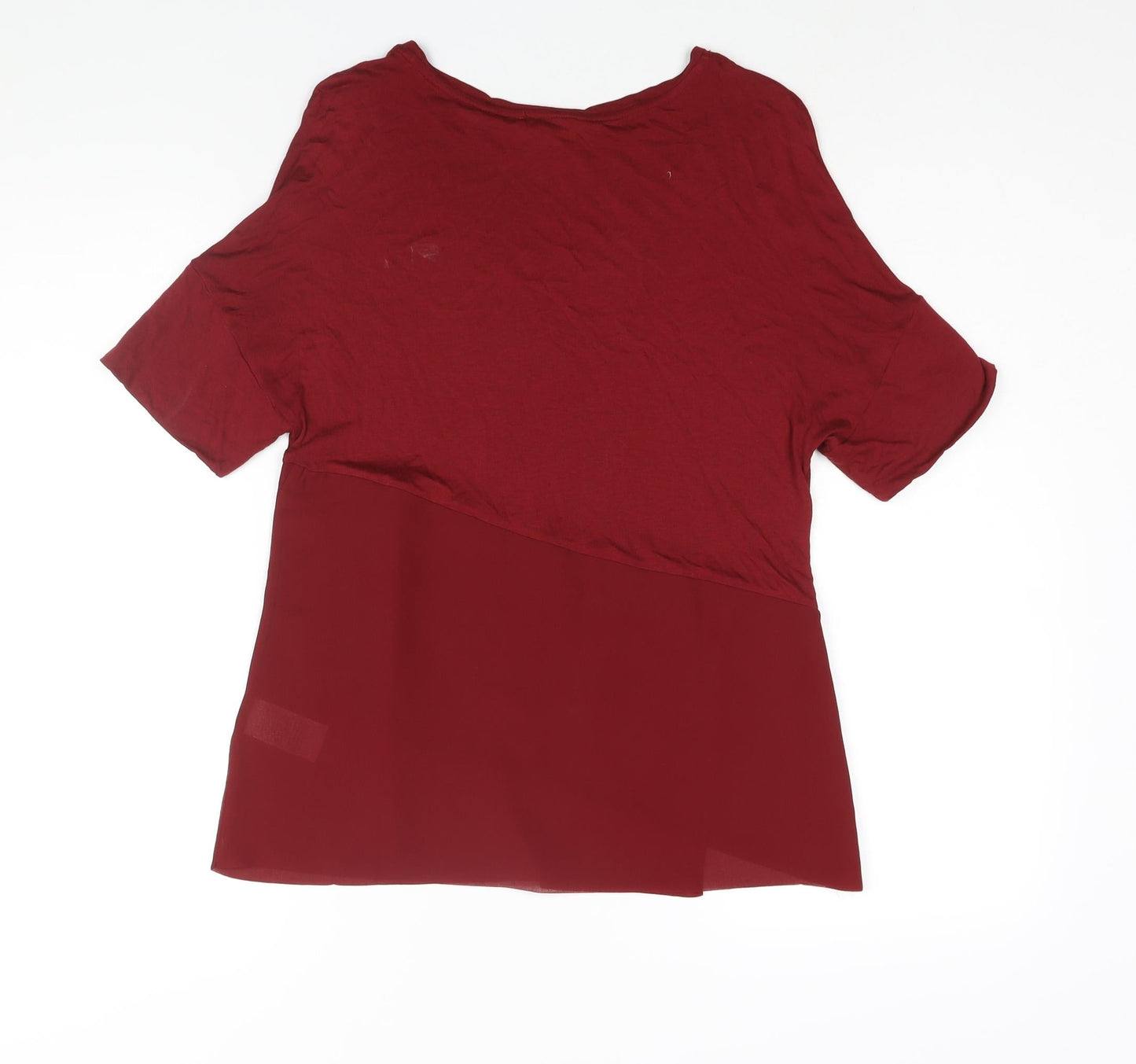 Womens UK Size 8 Phase Eight Red Basic Blouse