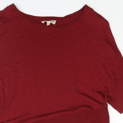 Womens UK Size 8 Phase Eight Red Basic Blouse