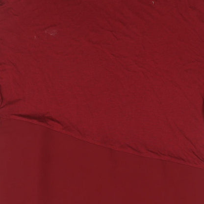 Womens UK Size 8 Phase Eight Red Basic Blouse
