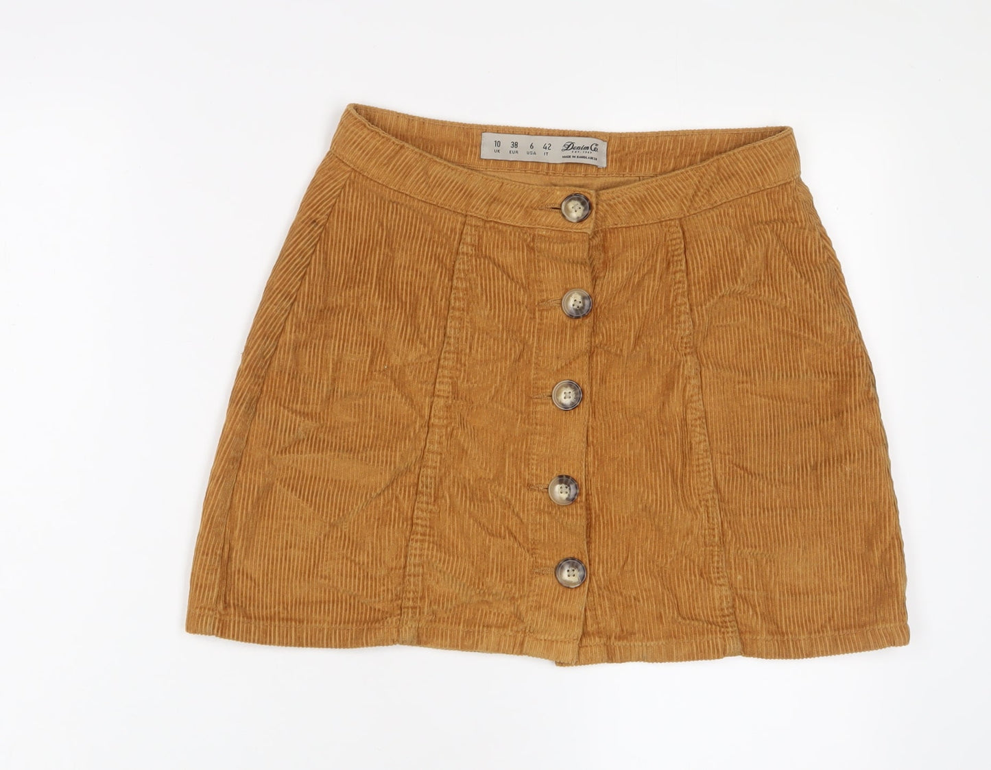 Womens UK Size 10 Denim & Co. A-Line Corduroy Skirt